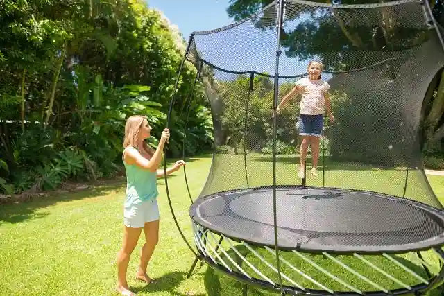 Compact Round Trampoline